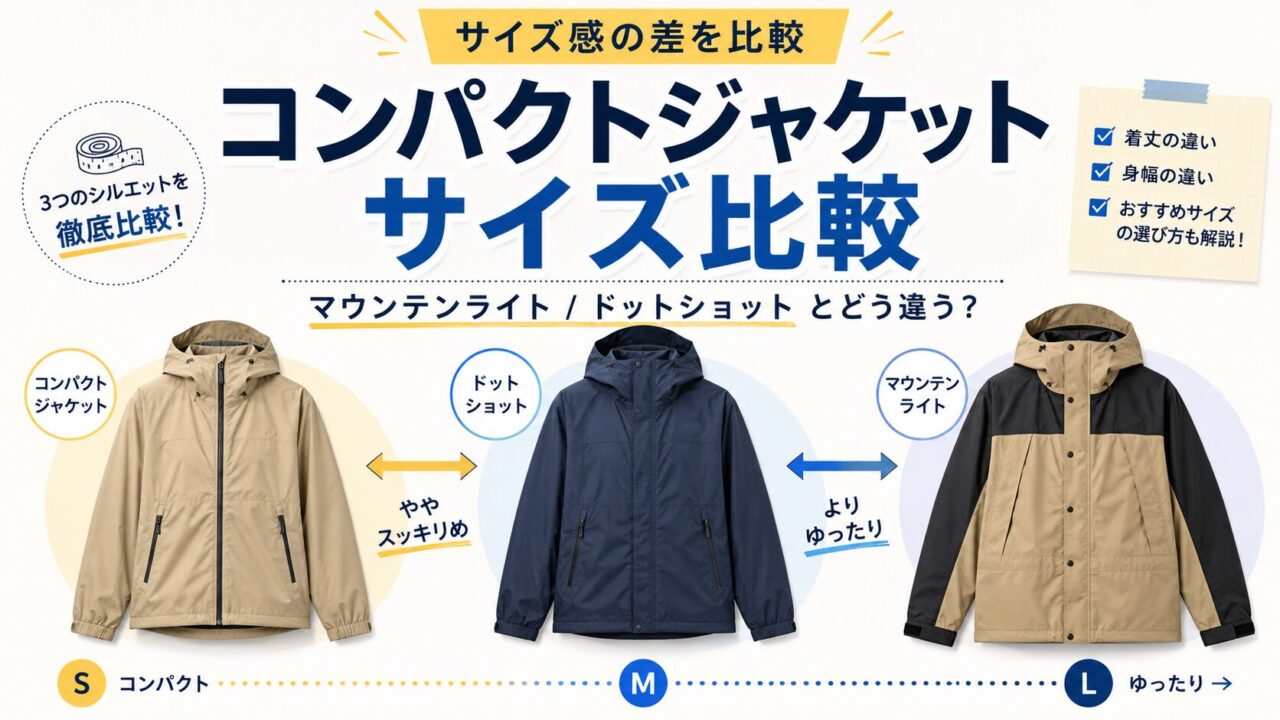 オーバーサイズが人気？ ザ・ノースフェイス コンパクトジャケットの